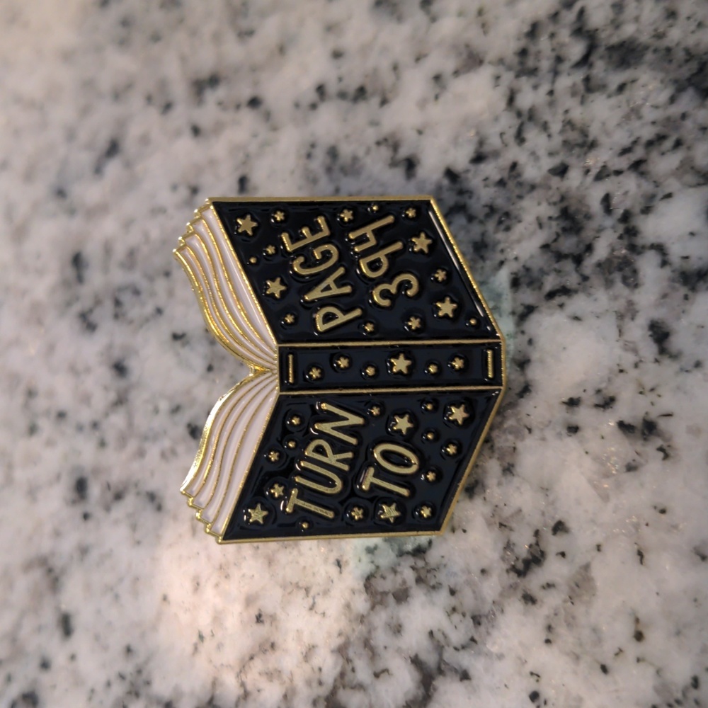New! Harry Potter Turn to Page 394 Pin